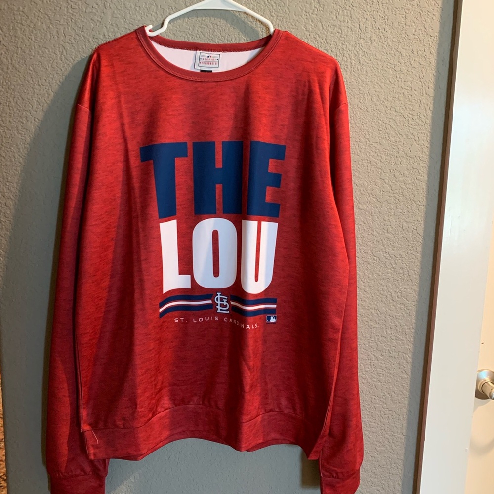 Genuine Merchandise Red St. Louis Cardinals crewneck